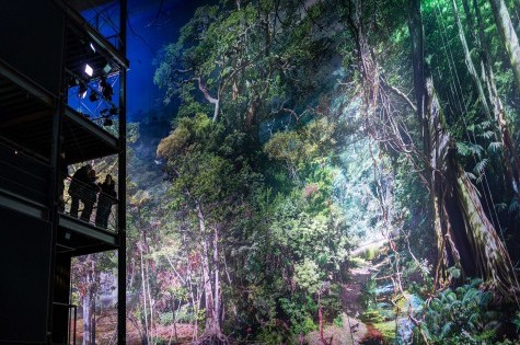 Blick auf den Turm und das Panorama