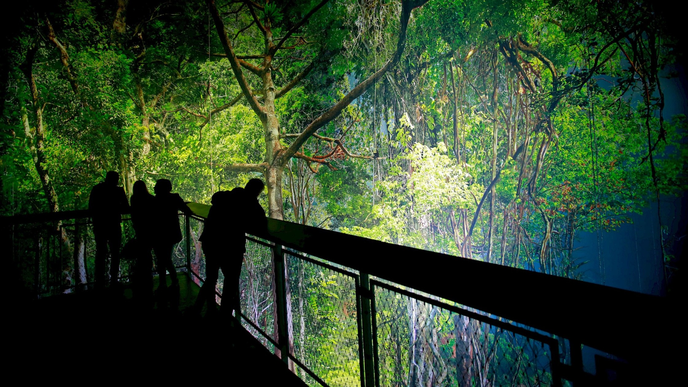 Blick von der obersten Ebene des Panorama Turms