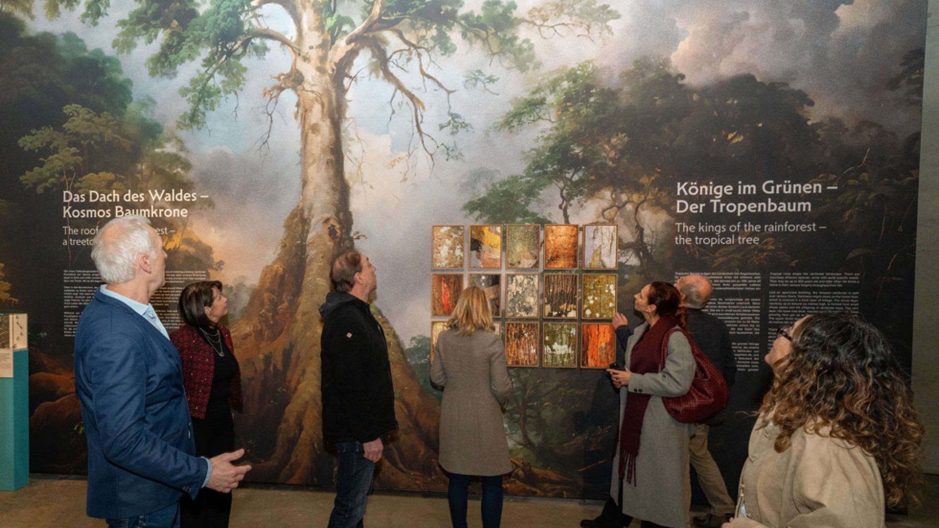 Eine GruppenFührung durch die Ausstellungsebene Amazonien