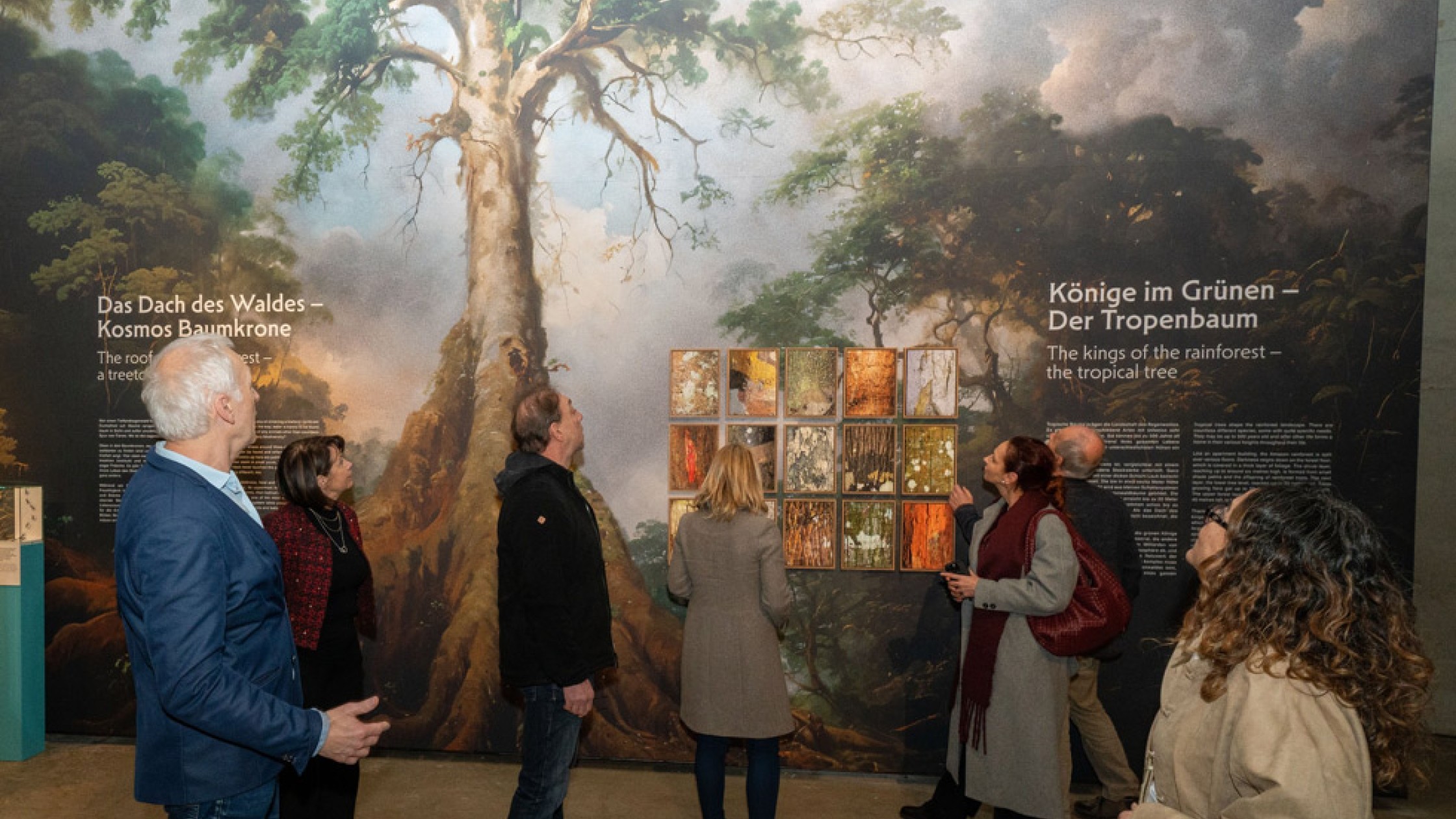 Eine GruppenFührung durch die Ausstellungsebene Amazonien