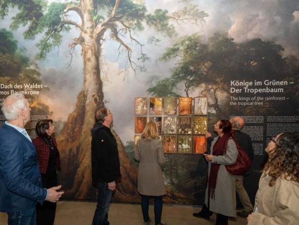 Eine GruppenFührung durch die Ausstellungsebene Amazonien