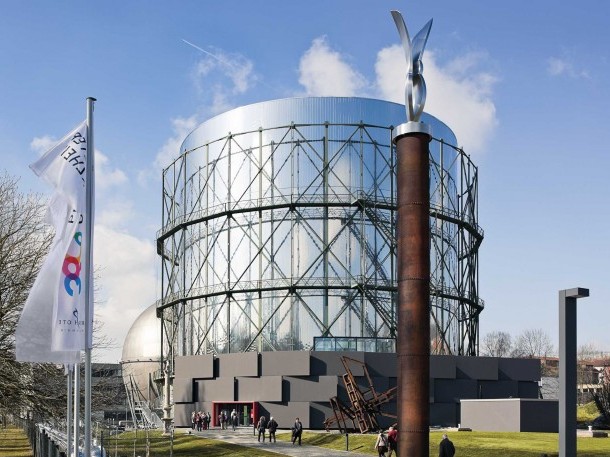 Außenansicht Gasometergebäude