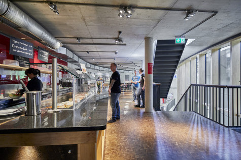 guests in the bisto of gasometer