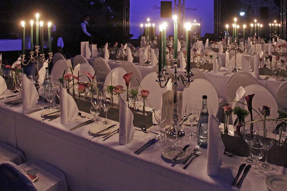 Banquet inside of panorama