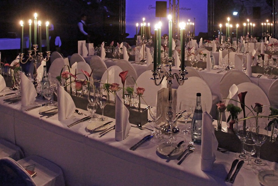 Banquet inside of panorama