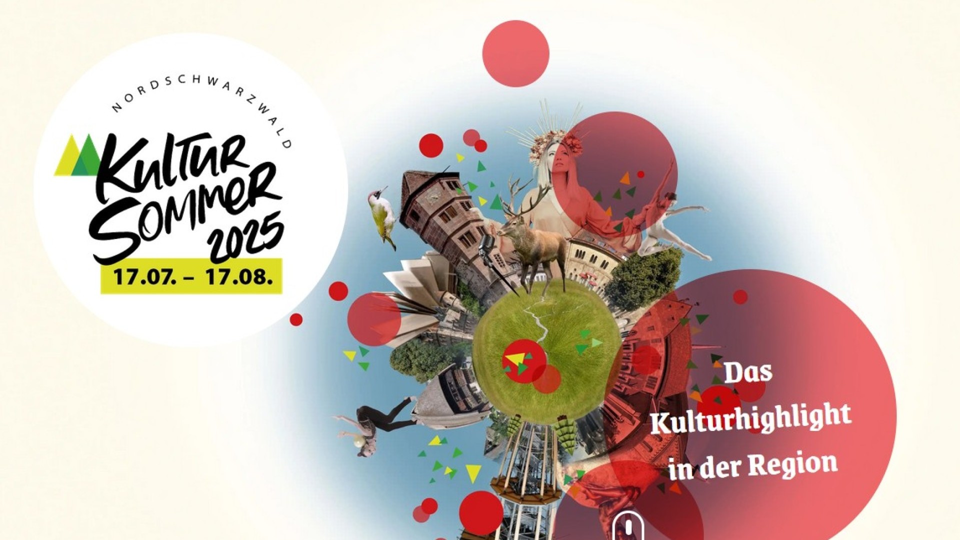 Werbeanzeige für den Kultursommer 2025